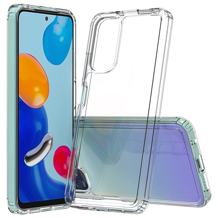 Scratchproof TPU + Acrylic Protective Phone Case for Xiaomi Redmi Note 11 Global/Redmi Note 11S (Transparent)