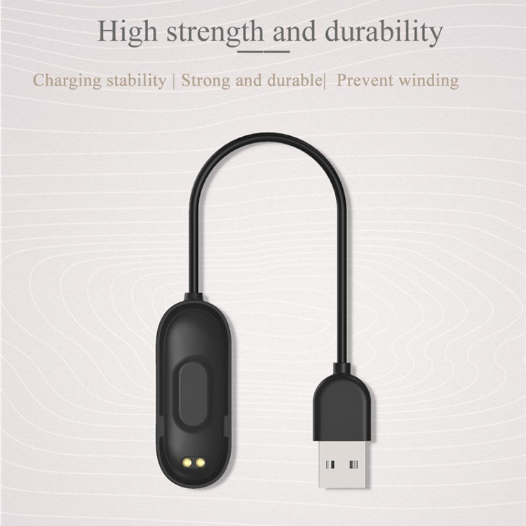 Mi Band 4 Mijobs Watch Charging Cable - 25cm Length (Black)