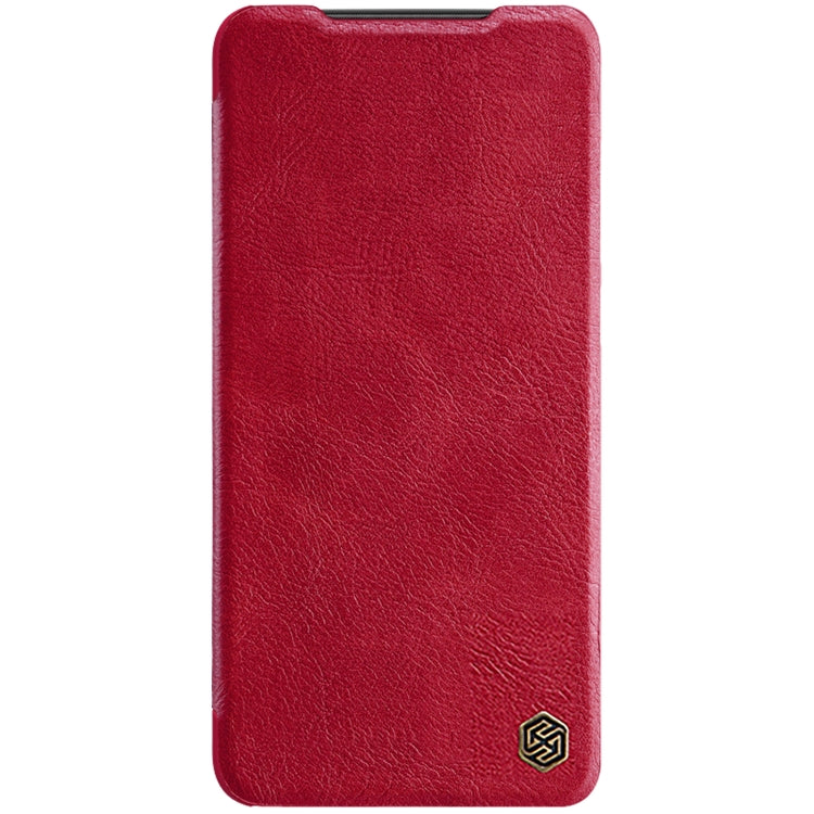 NILLKIN QIN Series Crazy Horse Texture Leather Case for Xiaomi Redmi Note 11S (Red)