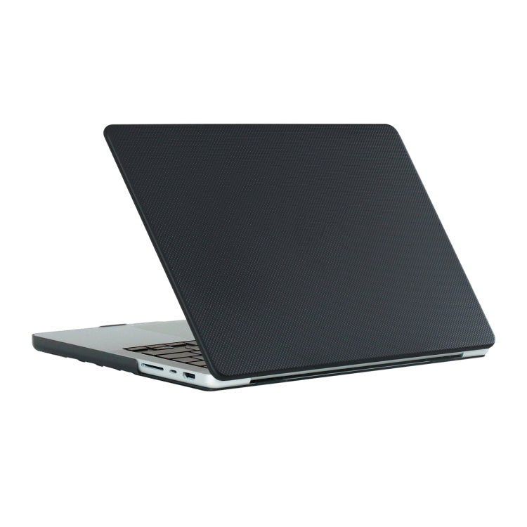 Dot Texture Double Sided Tanned Laptop Case For MacBook Pro 13.3 inch with Signal Reception and Easy Access (Black)