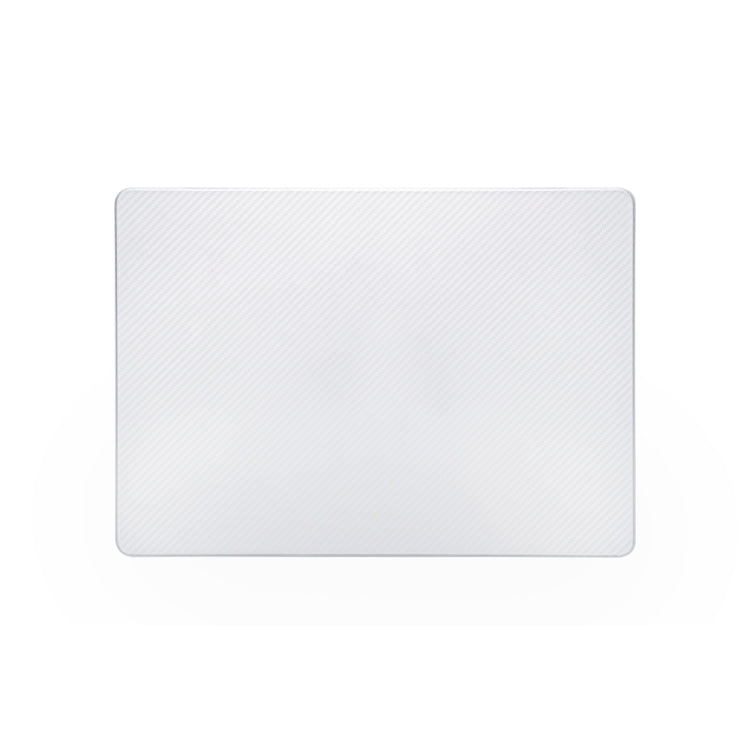 Carbon Fiber Textured Plastic Laptop Protective Case for MacBook Pro 16.2 inch A2485 2021 - Transparent