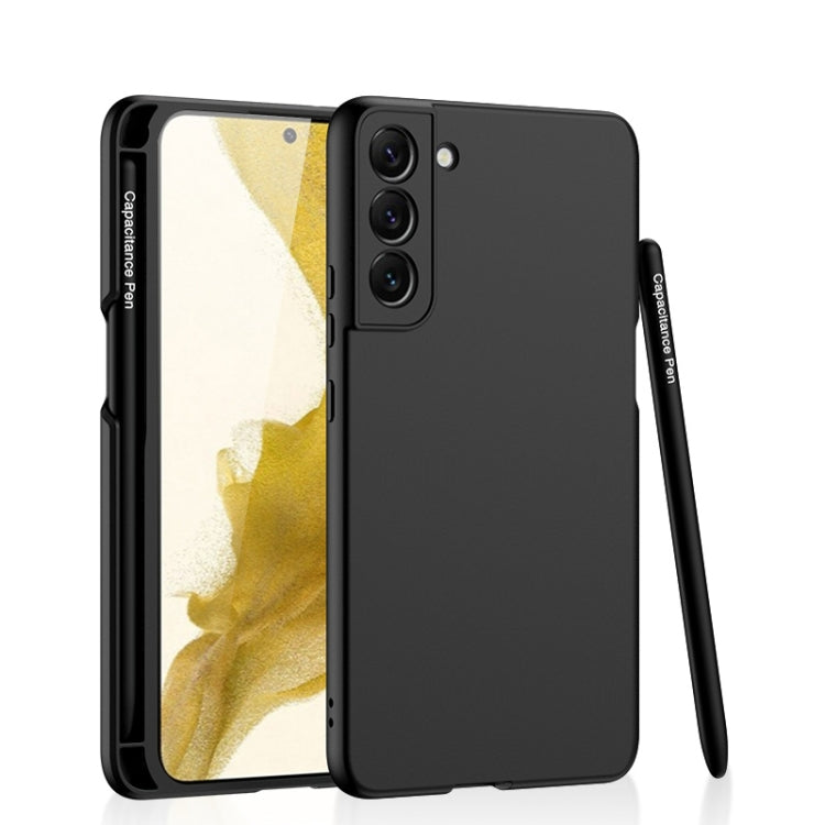 GKK Ultra-thin Black Phone Case with Stylus for Samsung Galaxy S22 5G