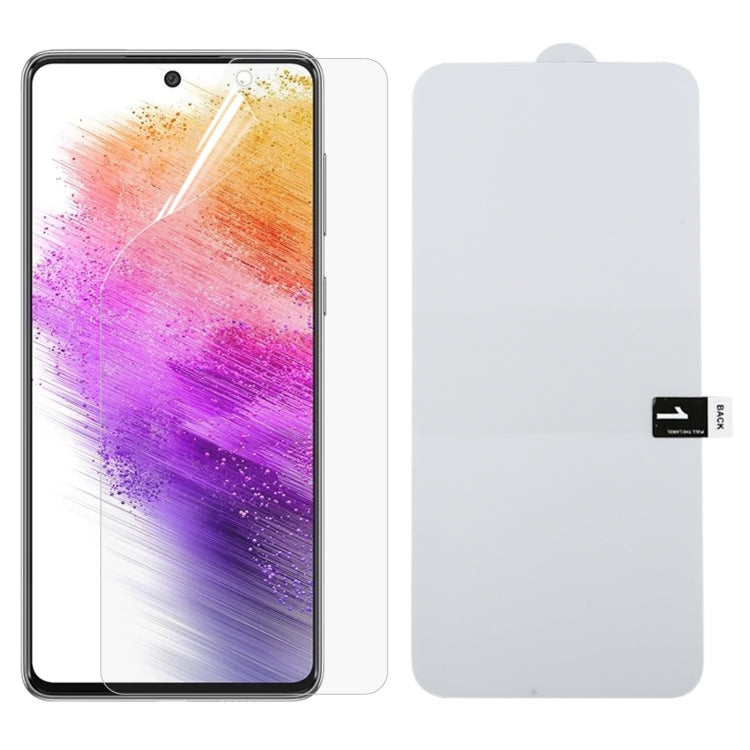 Samsung Galaxy A73 Full Coverage Explosion-proof Screen Protector Hydrogel Film