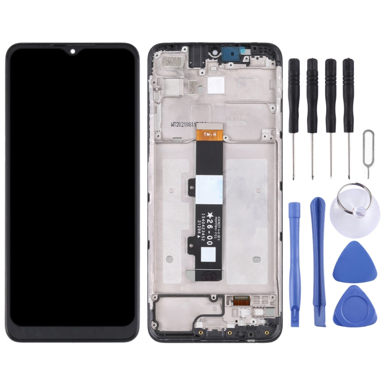 Motorola G Pure LCD Screen and Digitizer Assembly with Frame