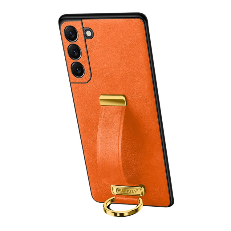 SULADA Cool Series Shockproof Phone Case for Samsung Galaxy S22 5G (Orange)