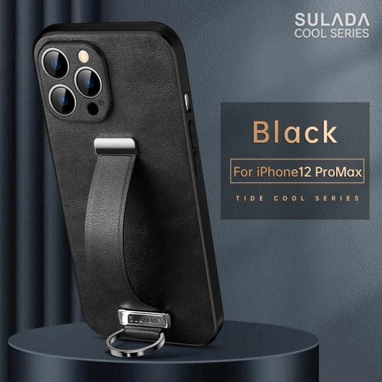 SULADA Cool Series Shockproof Phone Case for iPhone 12 Pro Max - Black