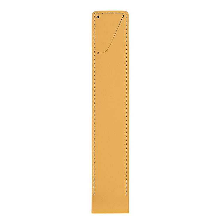 Yellow PU Leather Protective Case for Apple Pencil 1 / 2 with Shockproof Design