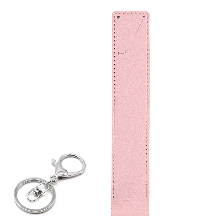 Stylish Pink PU Leather Case with Metal Buckle for Apple Pencil 1 / 2