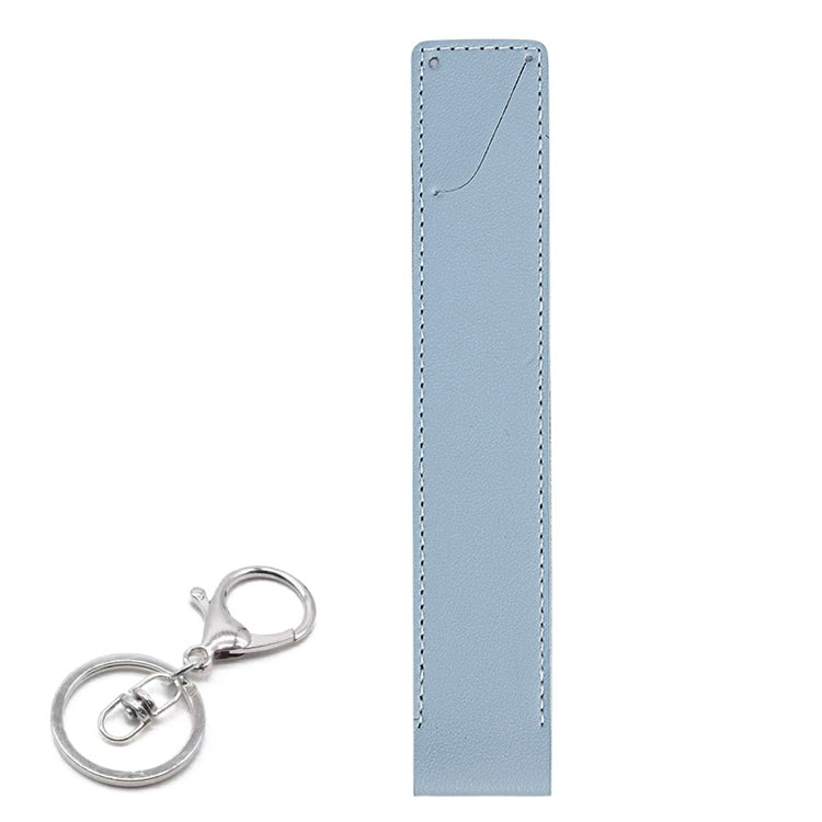 Sky Blue PU Leather Shockproof Protective Case with Metal Buckle for Apple Pencil 1 / 2