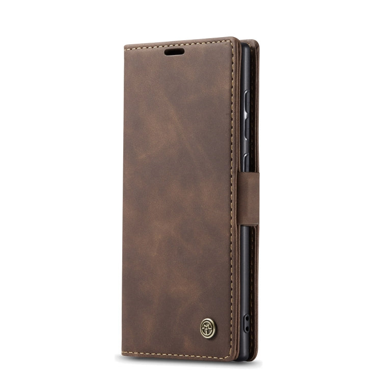 Multifunctional Leather Flip Case for Galaxy A81 / Note 10 Lite (Coffee)