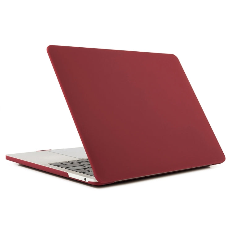 Matte Style Protective Case for MacBook Pro 13.3 inch 2022 in Wine Red