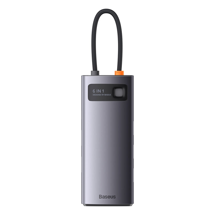 Baseus Metal Gleam Series 6 in 1 Multifunctional USB-C Hub Docking Station