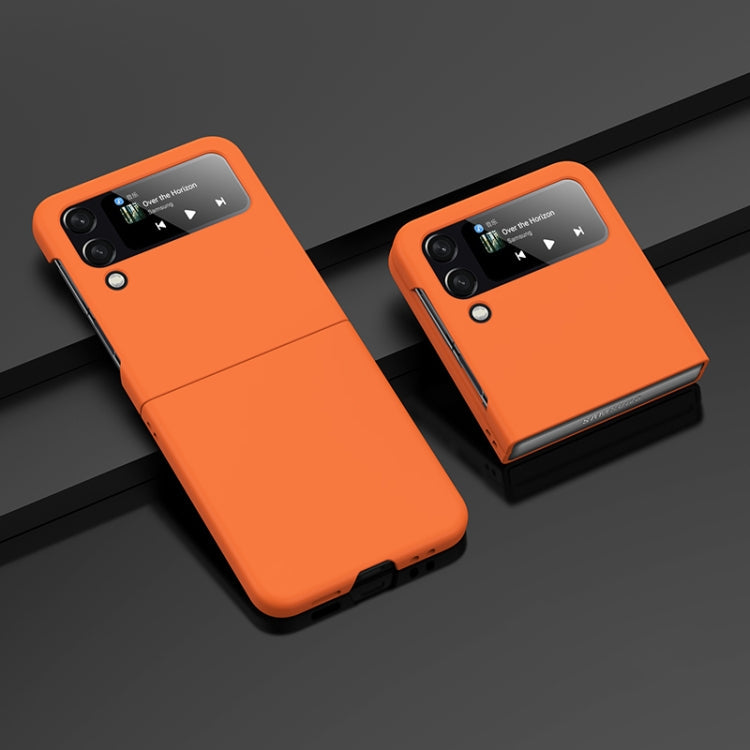 Flaming Orange PC Skin Phone Case for Samsung Galaxy Z Flip4