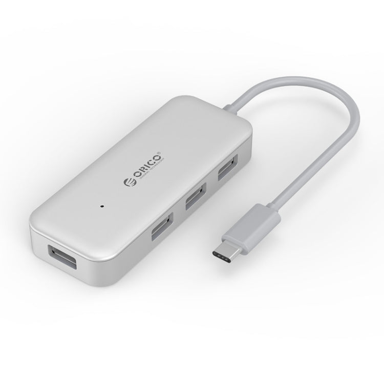 ORICO TC4U-U3 Type-C to USB 3.0 4-Port Silver Expansion HUB