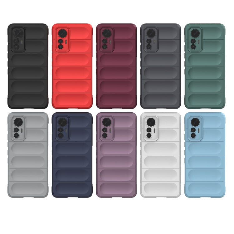 Xiaomi 12 Lite Red Magic Shield TPU + Flannel Phone Case