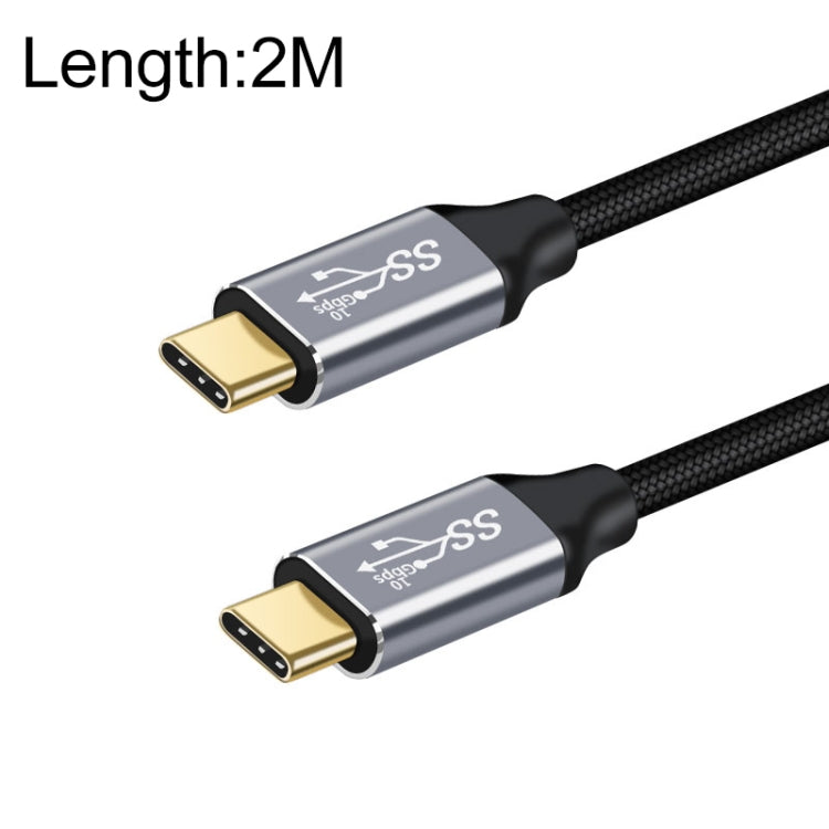 High-Speed 2m USB-C Charging and Data Cable with 10Gbps Transmission