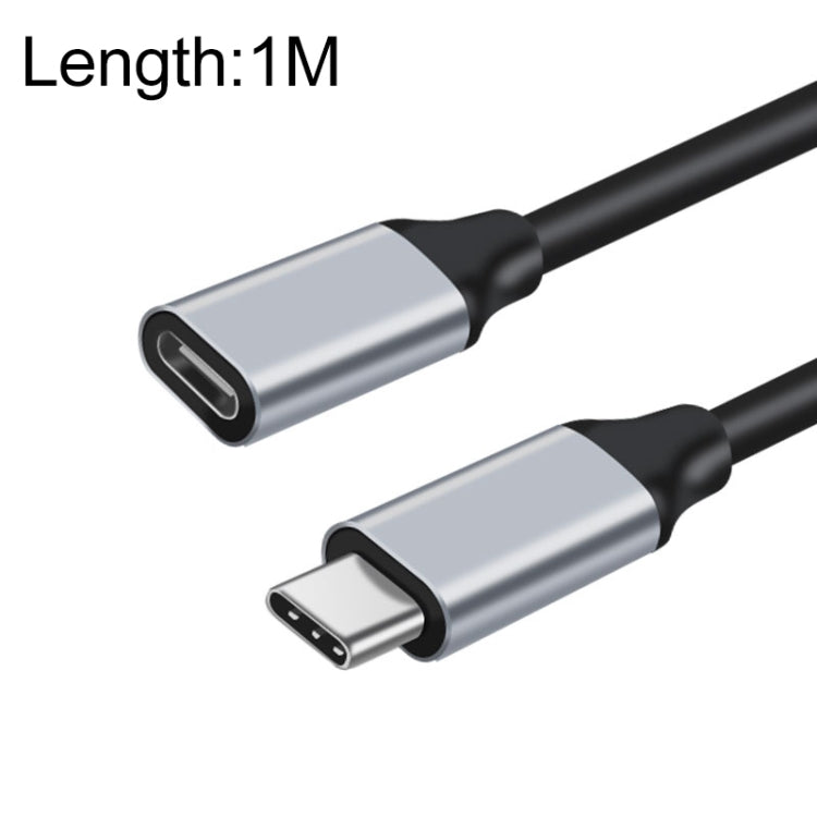 USB-C Male to Female Charging Data Transmission Extension Cable - 1m Length