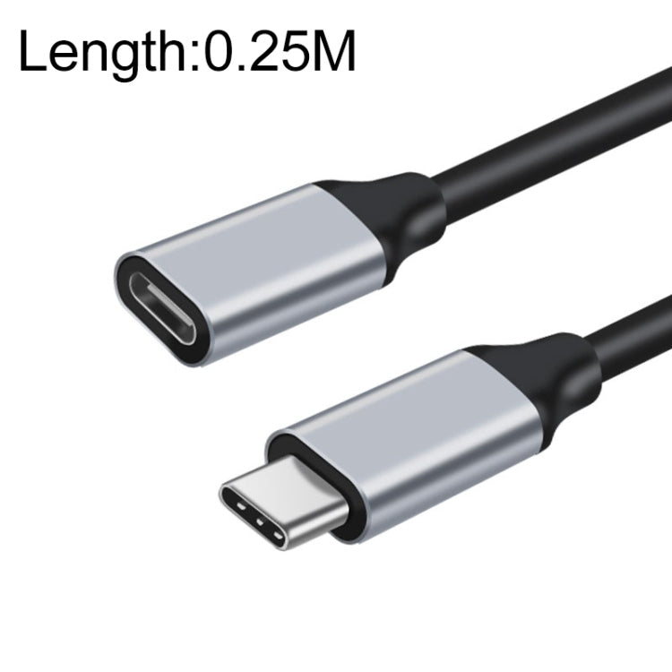 USB-C Male to Female Extension Cable for Fast Charging and High-Speed Data Transmission