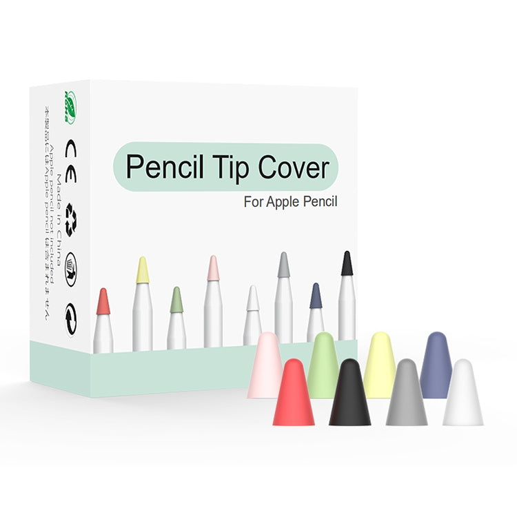 8-Piece Set of Wearable Stylus Nib Covers for Apple Pencil 1/2