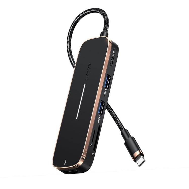 USAMS 5-in-1 USB-C Hub Docking Station with PD100W Fast Charging