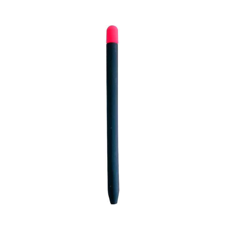 Black Silicone Protective Case with Contrasting Color Grip for Apple Pencil 2