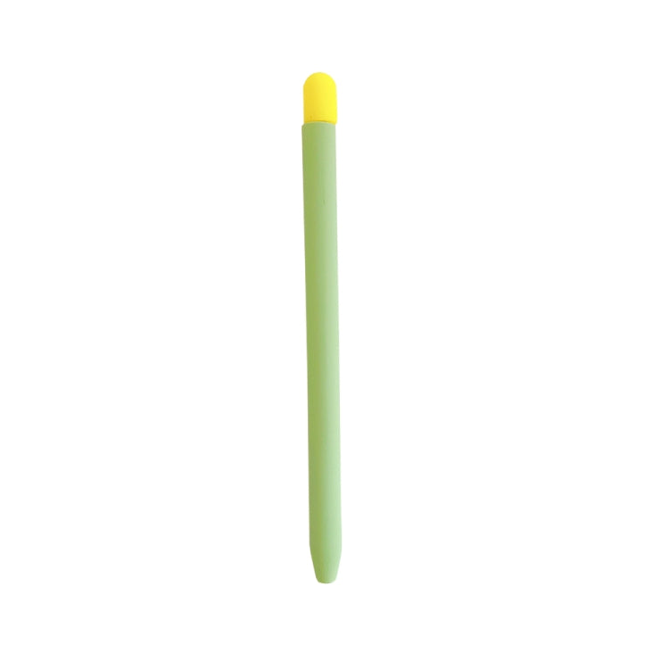 Green Silicone Protective Case for Apple Pencil 2 with Contrasting Color