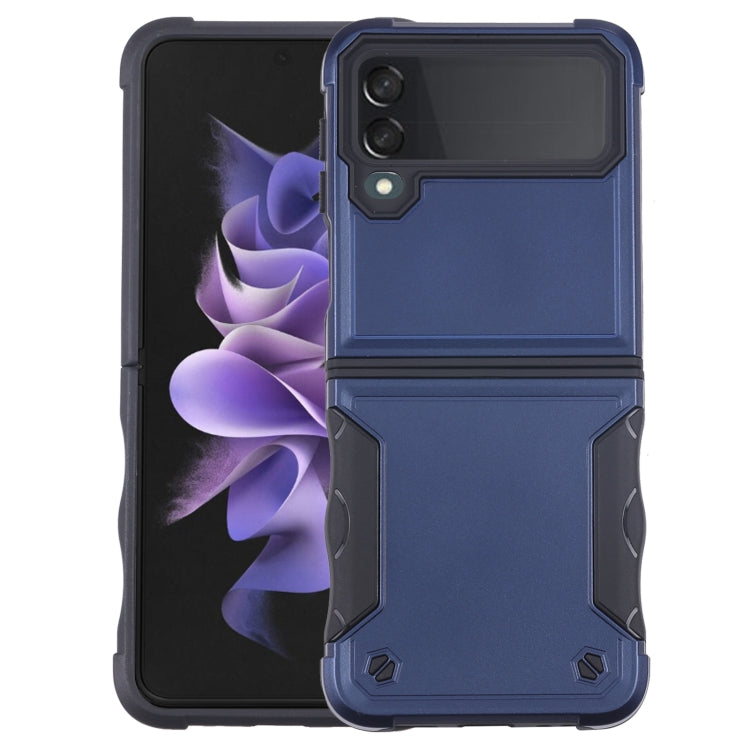 Samsung Galaxy Z Flip4 Blue Non-slip Shockproof Armor Phone Case