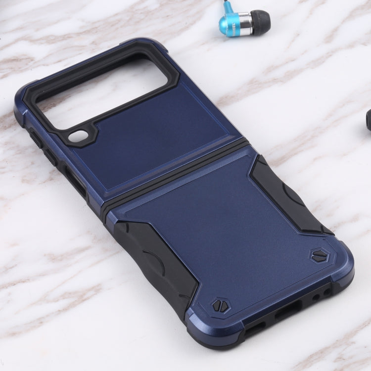 Samsung Galaxy Z Flip4 Blue Non-slip Shockproof Armor Phone Case