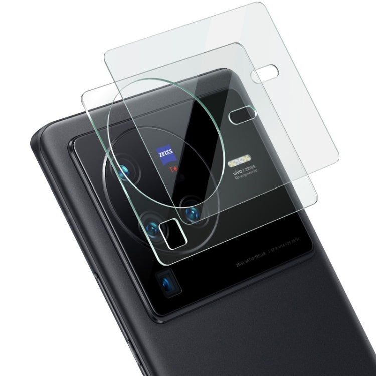 Rear Camera Lens Tempered Glass Film for vivo X80 Pro 5G with Lens Cap by imak