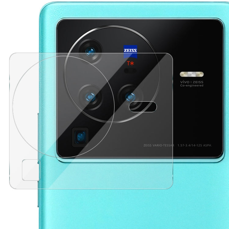 Rear Camera Lens Tempered Glass Film for vivo X80 Pro 5G with Lens Cap by imak