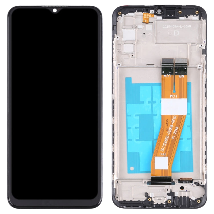 Samsung Galaxy A02s SM-A025F LCD Display and Touch Screen Assembly with Frame