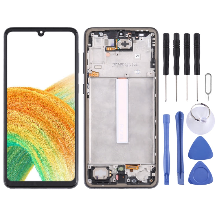 LCD Screen and Digitizer Assembly with Frame for Samsung Galaxy A33 5G SM-A336B