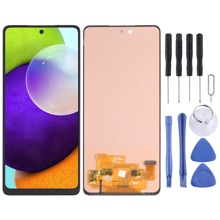 LCD Screen and Digitizer Full Assembly for Samsung Galaxy A52 4G SM-A525 (Excludes Fingerprint Identification)