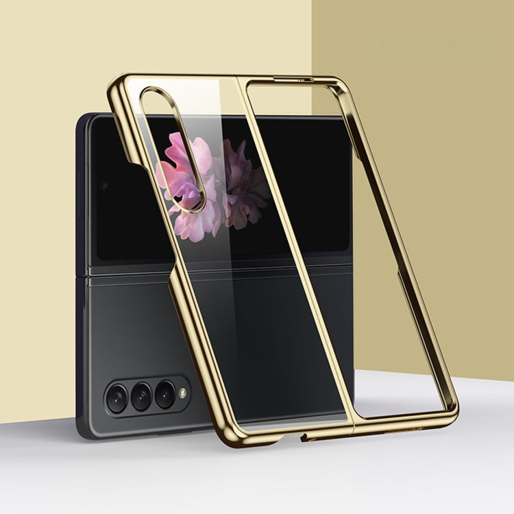 Gold Electroplating Shockproof Phone Case for Samsung Galaxy Z Fold4 5G