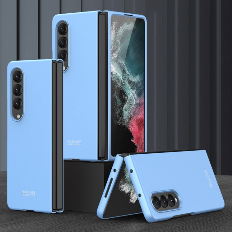GKK Ultra-thin All-inclusive Shockproof Phone Case for Samsung Galaxy Z Fold4 (Blue)