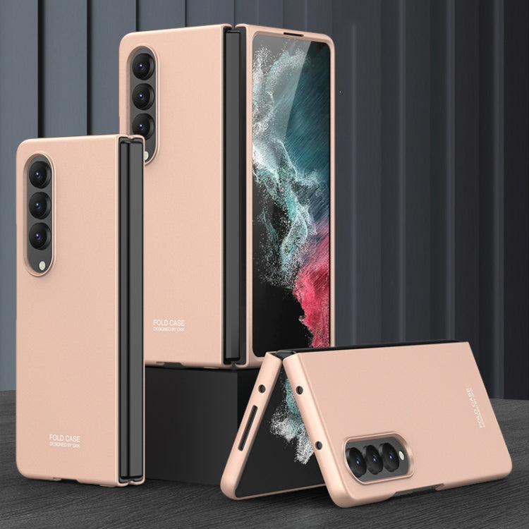 GKK Ultra-thin All-inclusive Shockproof Phone Case for Samsung Galaxy Z Fold4 (Rose Gold)