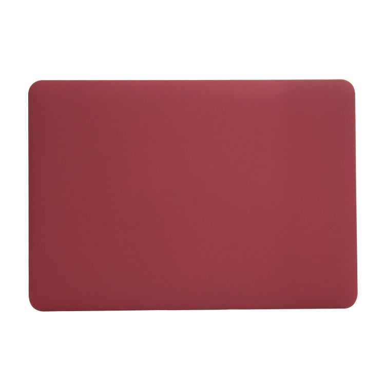 MacBook Pro 13.3 inch A2338 2022 Matte Style Protective Case (Wine Red)