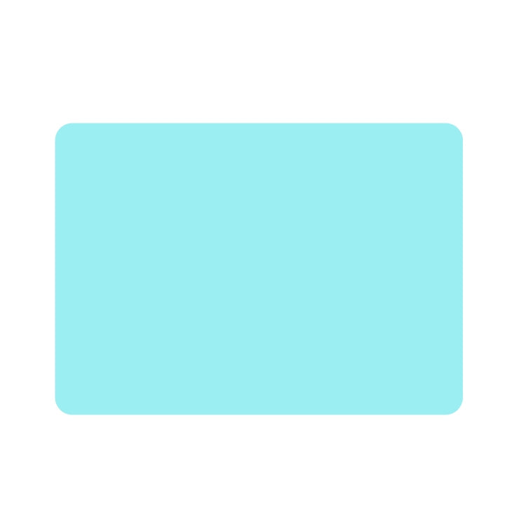 Laptop Matte Style Protective Case for MacBook Air 13.6 inch A2681 2022 - Actual Blue