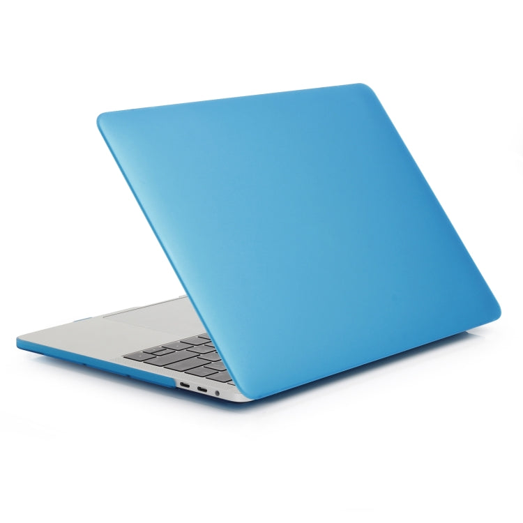 Laptop Ultra-Thin Protective Case for MacBook Air 13.6 inch A2681 2022 (Water Blue)