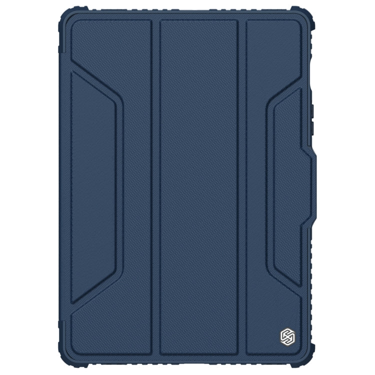 NILLKIN Bumper Pro Camshield Tablet Leather Case for Samsung Galaxy Tab S7 (Blue)