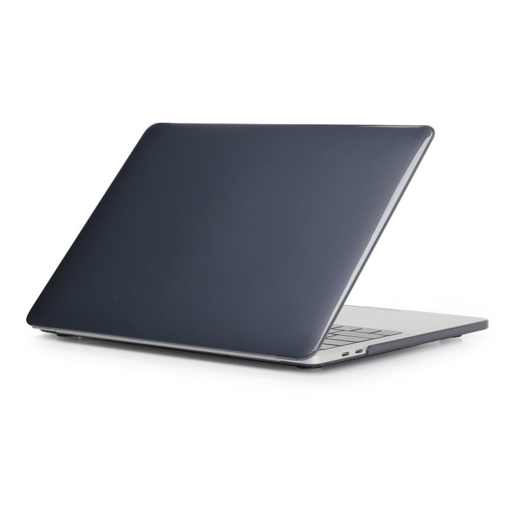 Crystal Style Protective Case for MacBook Air 13.6 inch A2681 2022 (Black)
