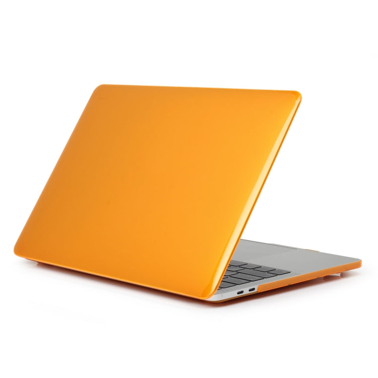 Crystal Style Protective Case for MacBook Pro 13.3 inch A2338 2022 in Orange with Ultra-Thin Design
