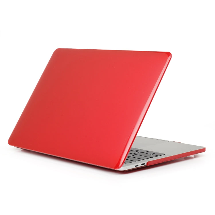 Laptop Crystal Style Protective Case for MacBook Pro 13.3 inch A2338 2022 (Red)