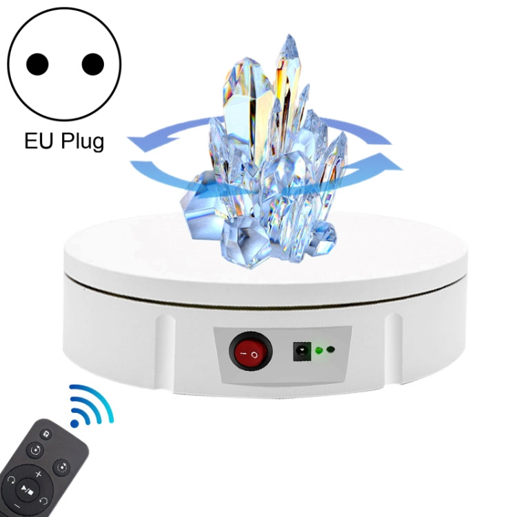 22cm Electric Rotating Display Stand with Remote Control and 50kg Load Capacity