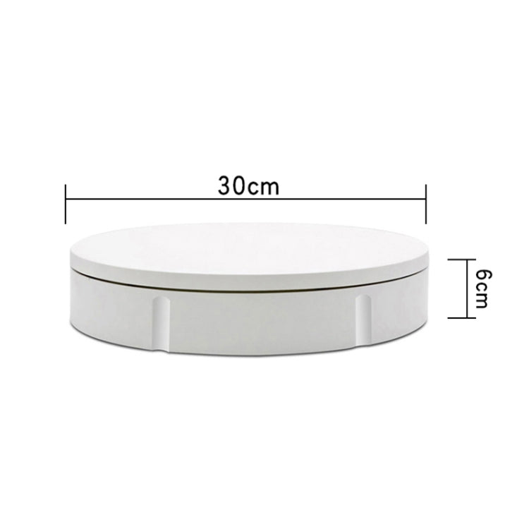 30cm Charging Rotating Display Stand Video Shooting Turntable with Remote Control