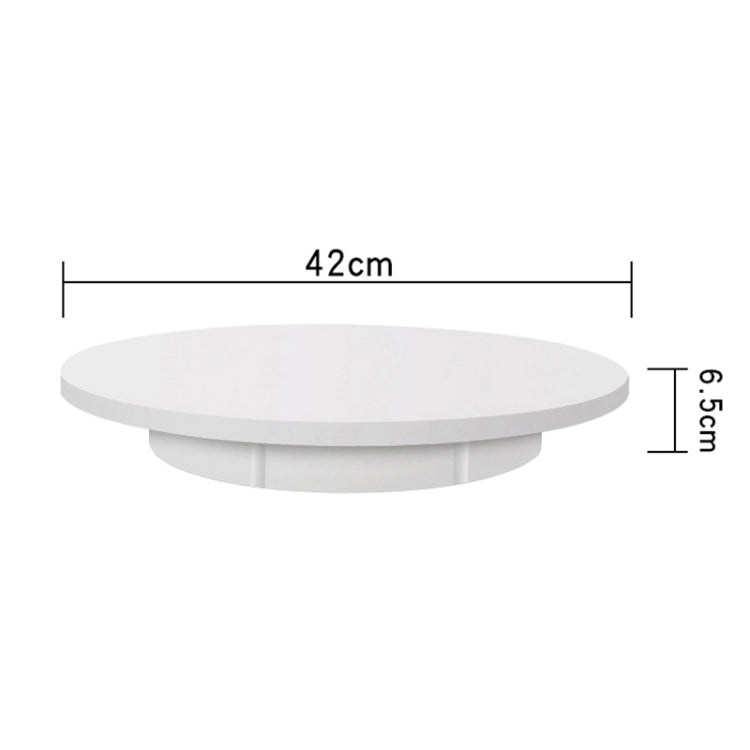 42cm Rotating Display Stand with Remote Control and Load Capacity of 100kg in White