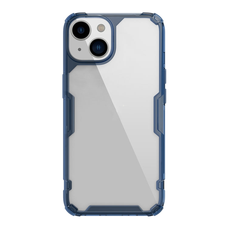 NILLKIN Ultra Clear PC + TPU Phone Case for iPhone 14 (Blue)