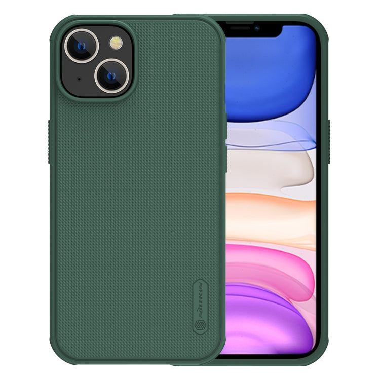 NILLKIN Frosted Shield Pro PC + TPU Phone Case for iPhone 14 (Green)