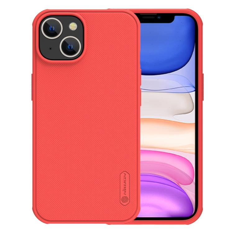 NILLKIN Frosted Shield Pro PC + TPU Phone Case for iPhone 14 Plus (Red)