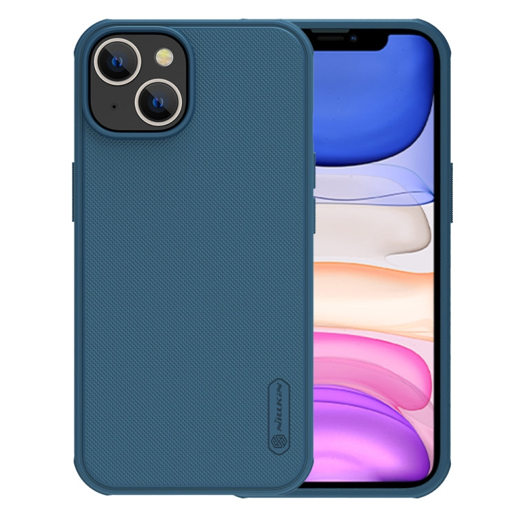 NILLKIN Frosted Shield Pro PC + TPU Phone Case for iPhone 14 Plus (Blue)